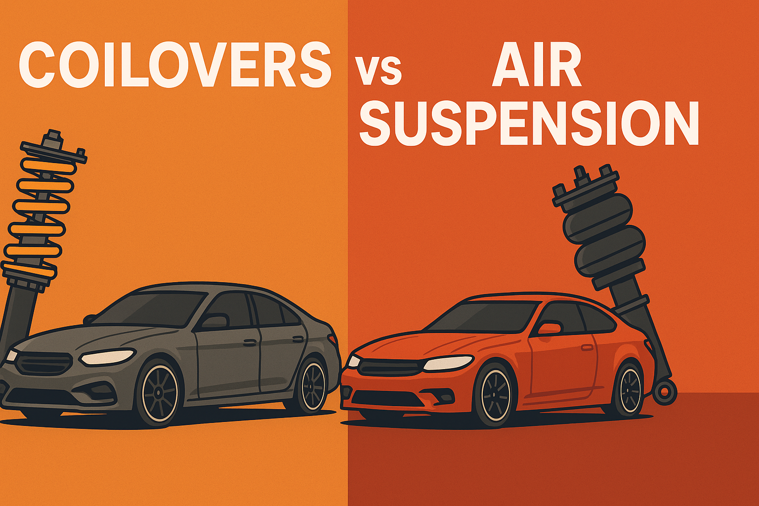 Coilovers vs. Air Suspension — The Real Truth