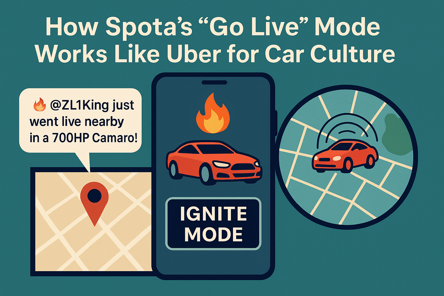 How Spota’s “Go Live” Mode Works Like Uber for Car Culture