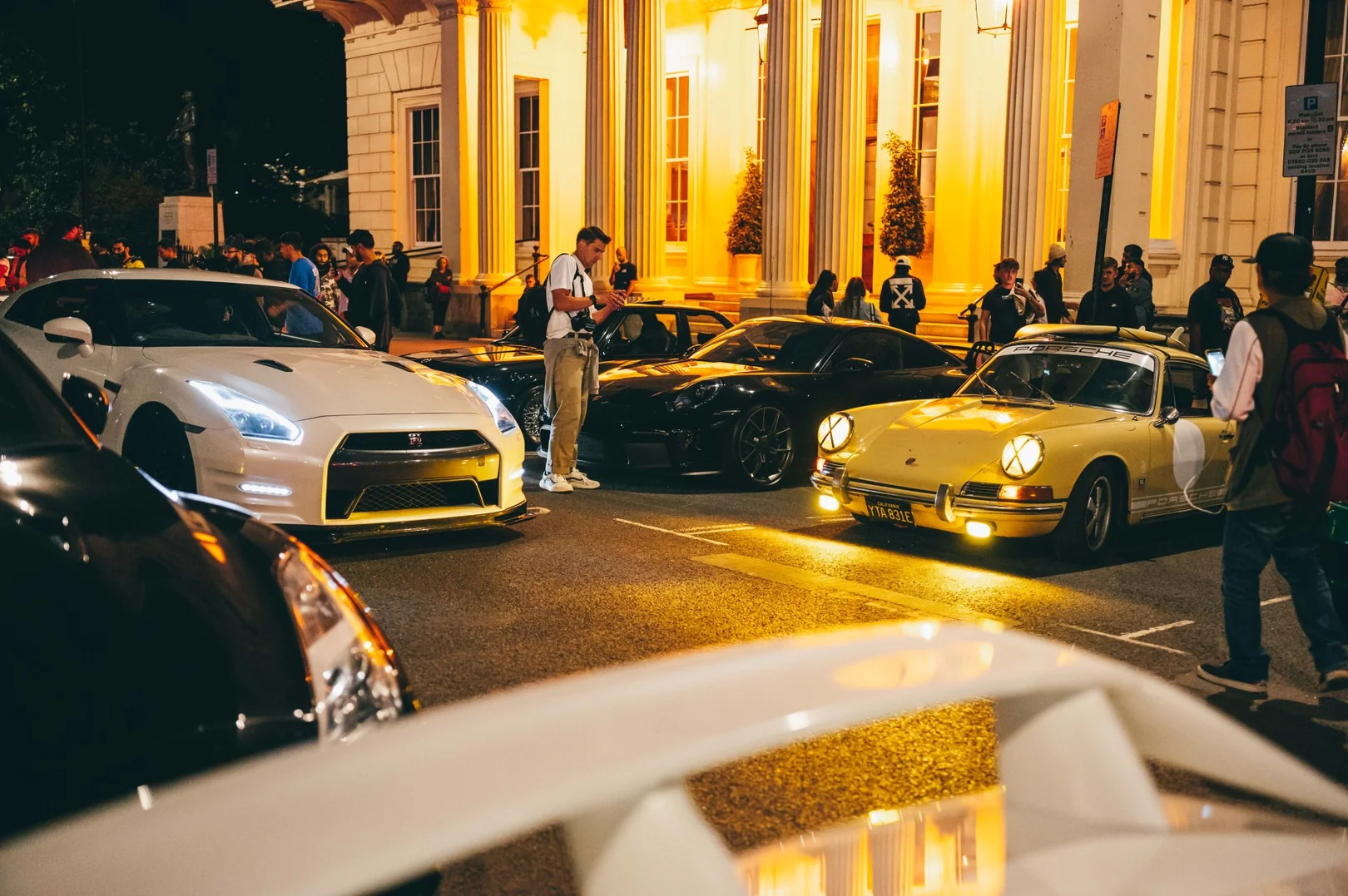 Supercars on the streets of Knightsbridge and Mayfair in London