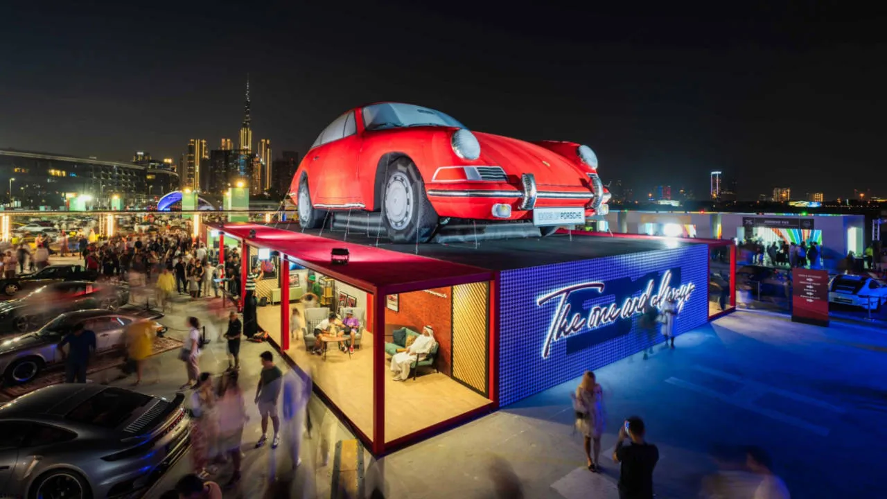Hypercars on Sheikh Zayed Road in Dubai