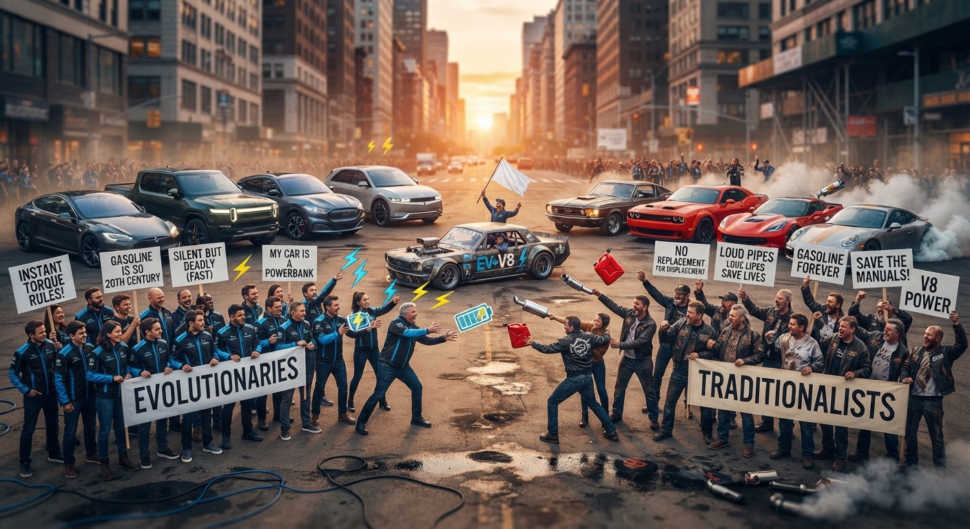 Why EV Owners and Car Guys Can't Agree on Anything: The EV vs. ICE Culture War