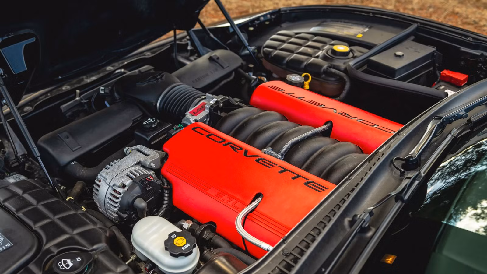 Chevrolet LS3 V8 engine swapped into a project car engine bay